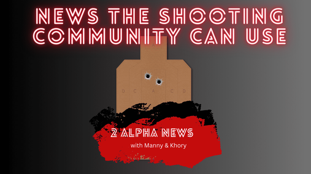2 Alpha News logo news the shooting community can use. 
